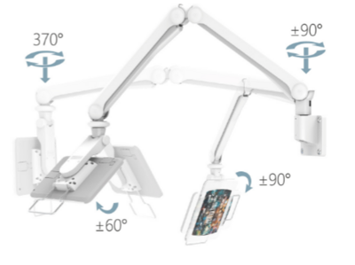 Bedsite Infotainment Tragarm-Lösung HA-700/720